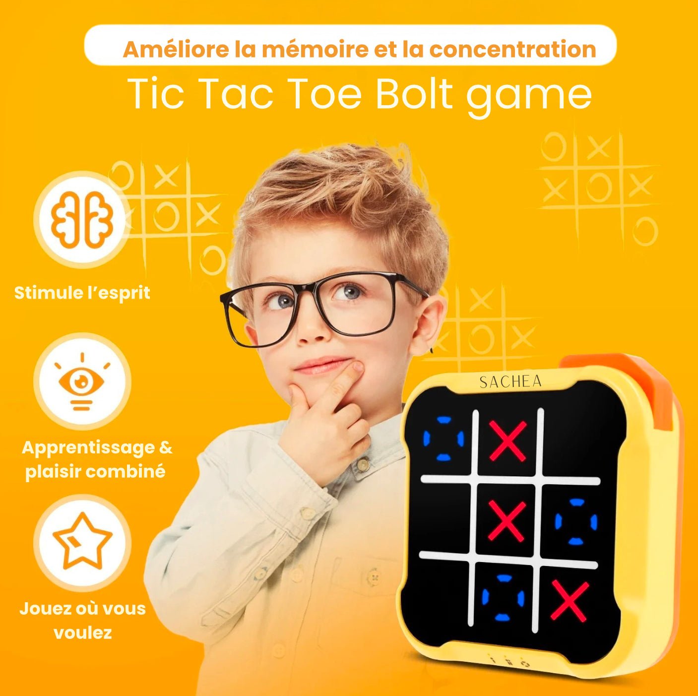 Tic - Tac - Toe Bolt Game - Sachea™ - SACHEA